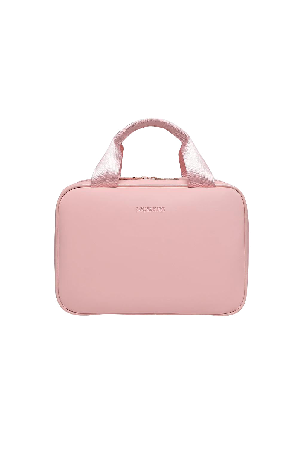 Product shot of the Kenya Cosmetic Bag - Blushpink in colour Blushpink, from the front