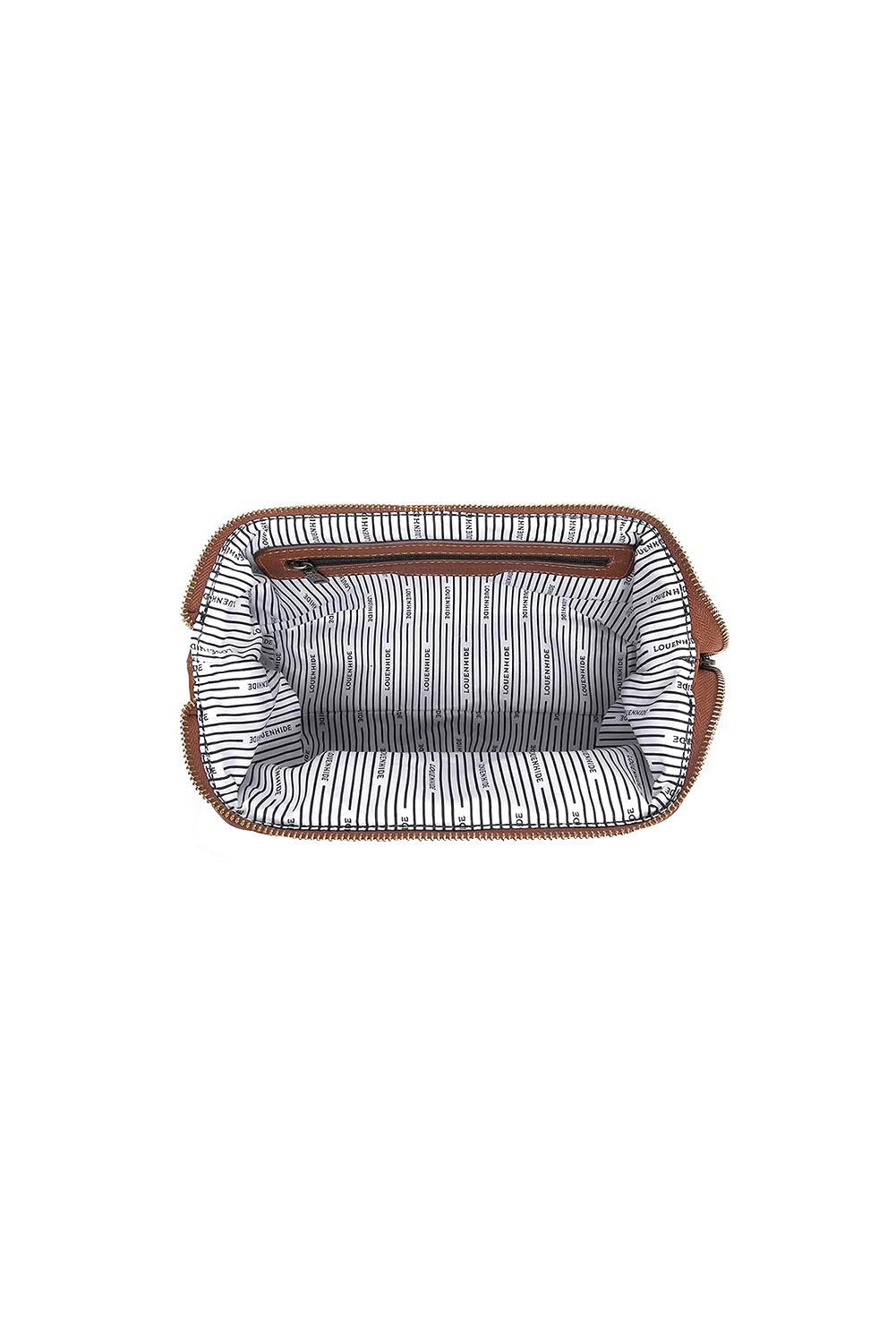 Albie Cosmetic Case – Cognac