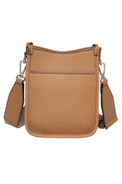 Product shot of the Parker Phone Crossbody Bag in colour Camel, from the back