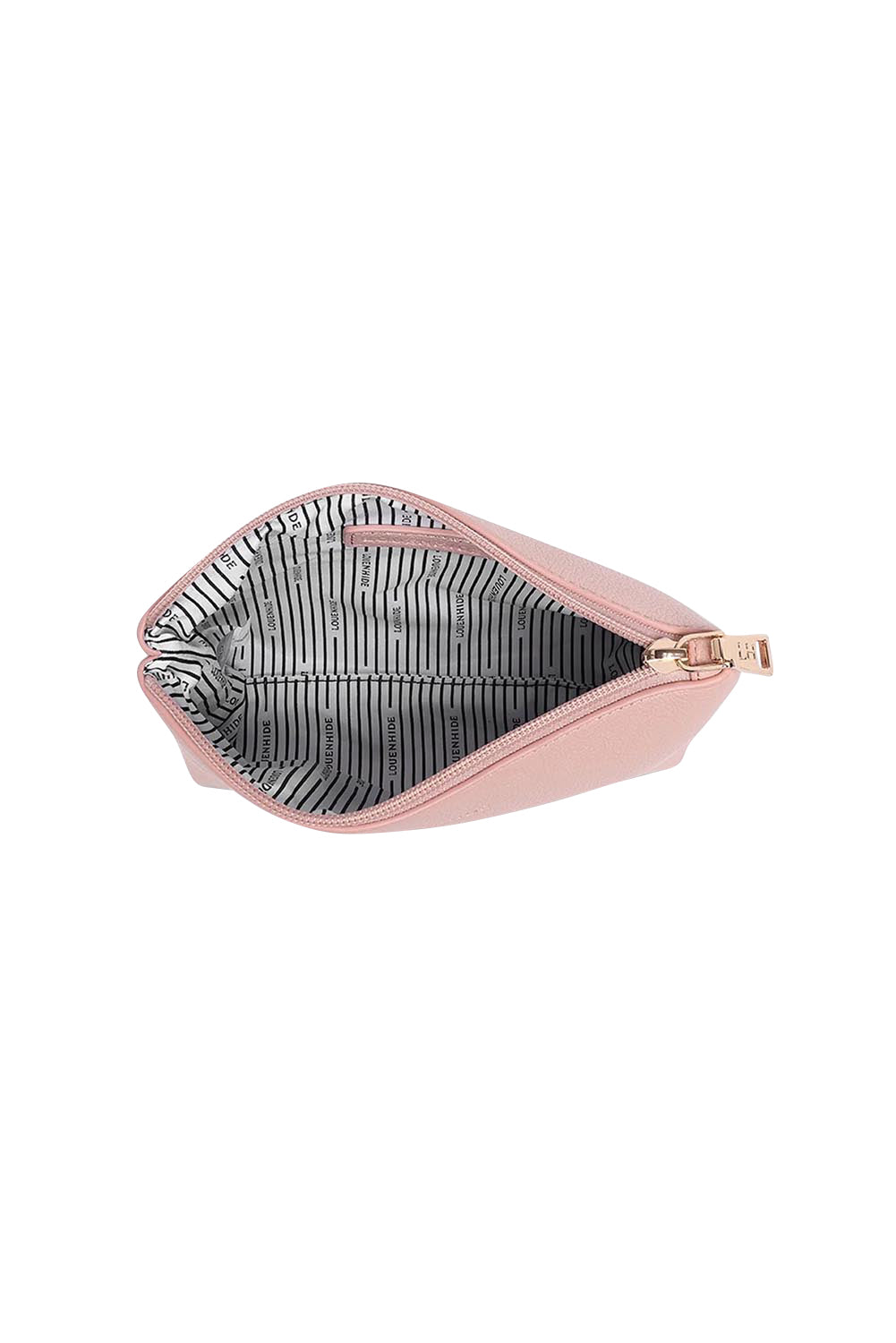 Product shot of The Everyday Pouch in colour Duskypink (Pink), detail
