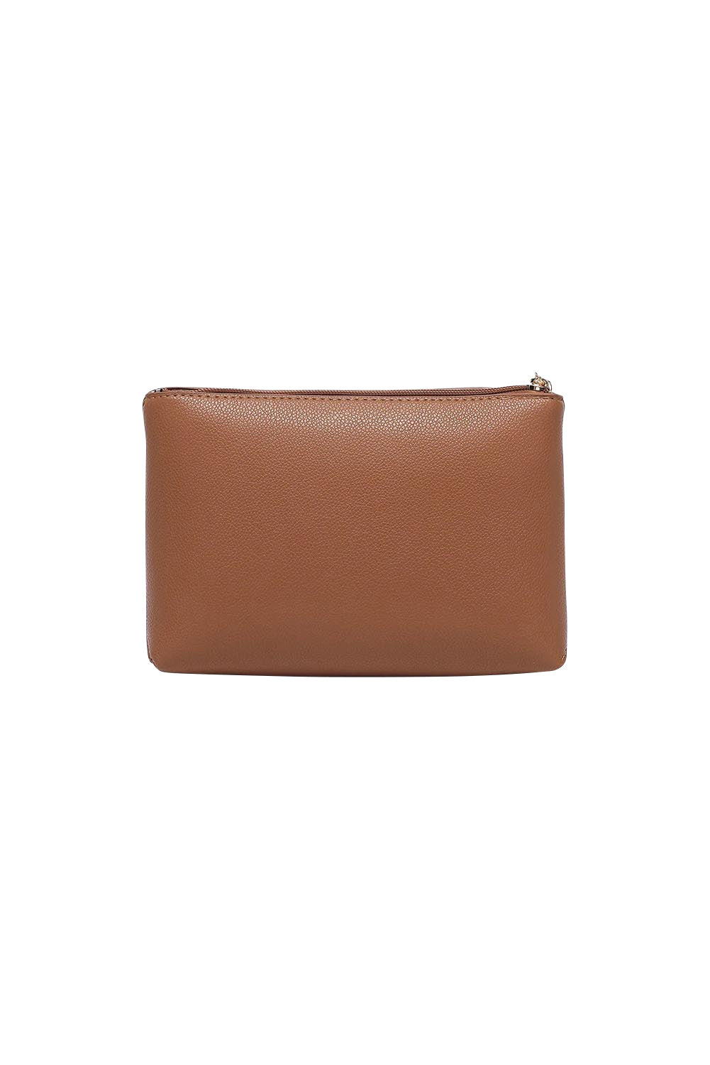 Product shot of the The Everyday Pouch - Toffee in colour Toffee, from the back
