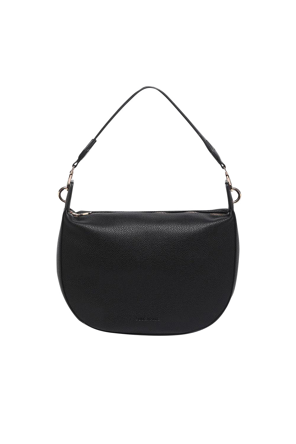 Product shot of the Georgina Shoulder Bag in colour Black (Black), detail