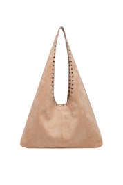 Hailey Suedette Shoulder Bag – Blonde