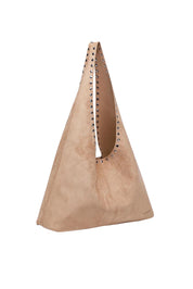 Hailey Suedette Shoulder Bag – Blonde