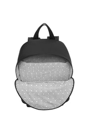 Product shot of the Carter Backpack in colour Black (Black), detail