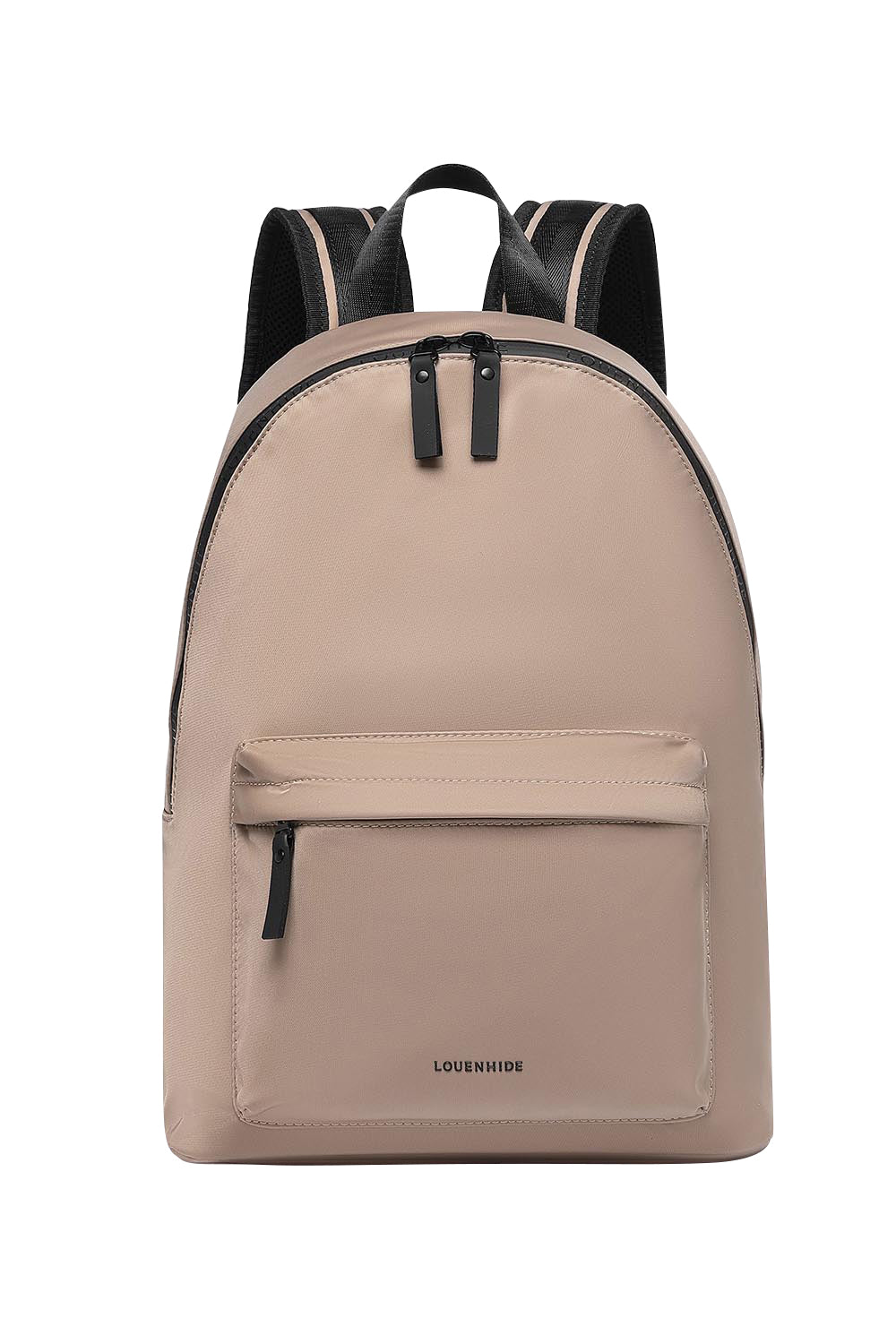 Product shot of the Carter Backpack in colour Mocha, from the front