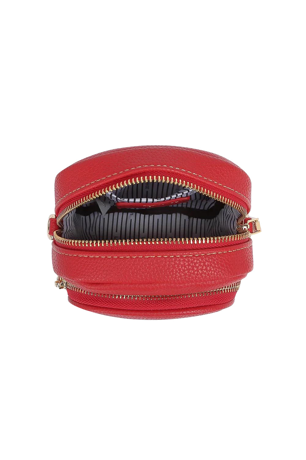 Product shot of the Java Phone Bag in colour Red (Red), detail