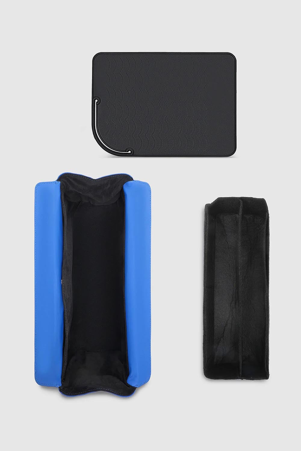 Product shot of the Margot Hot Tool Case in colour Royalblue (Blue), detail