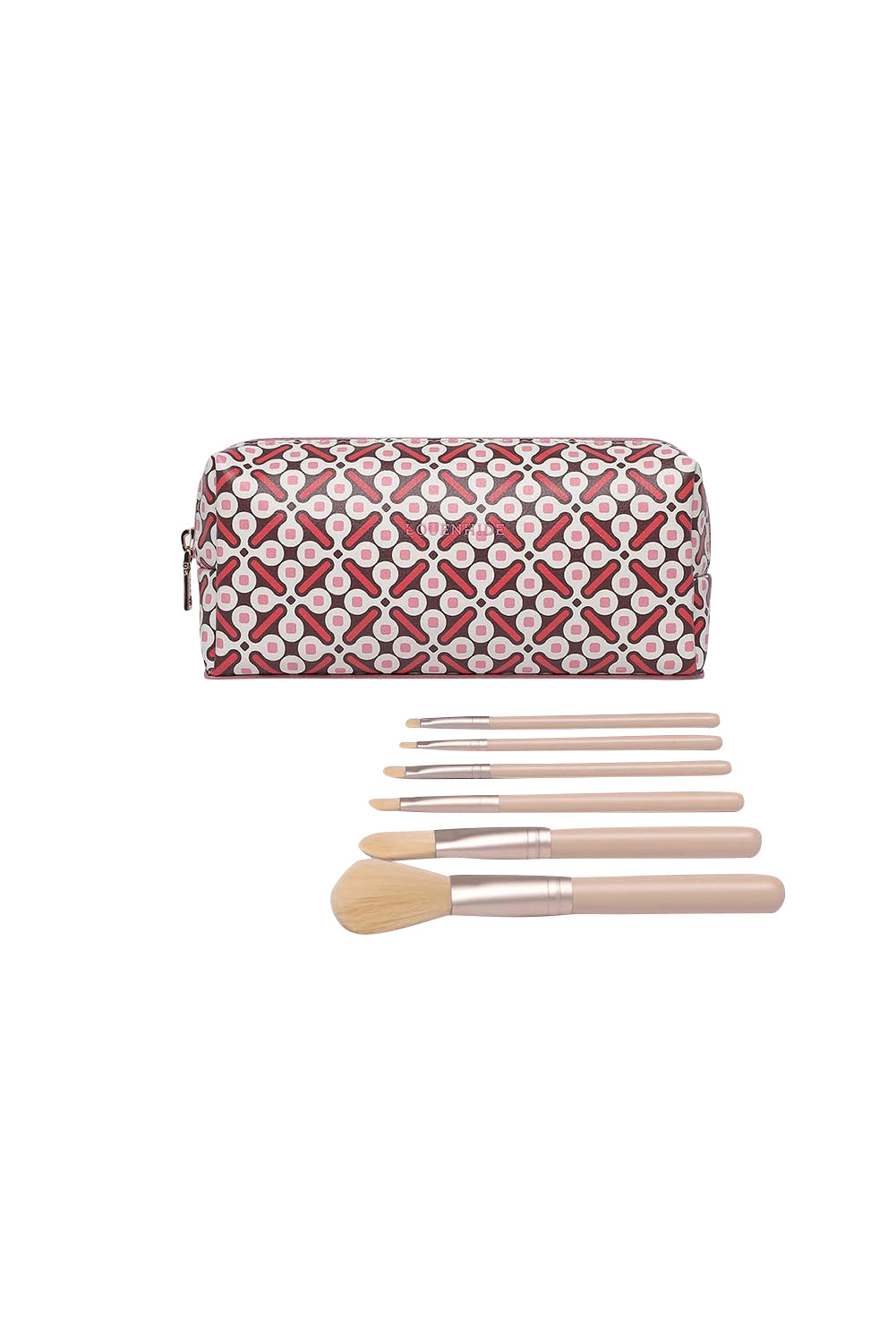 Brianna Make Up Bag With Brush Set – Retropink