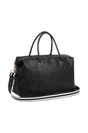 Product shot of the Alexis Travel Bag in colour Blackstrip (Black), detail