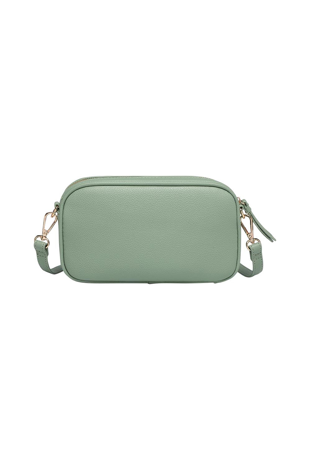 Product shot of the Bianca Crossbody Bag in colour Sage (Green), detail