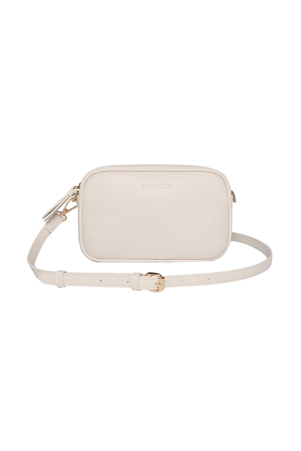 Product shot of the Bianca Crossbody Bag - Vanilla in colour Vanilla, from the back