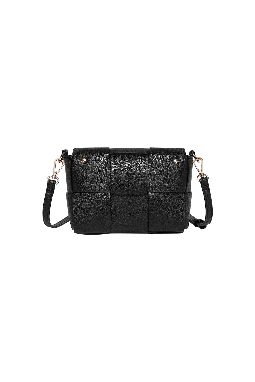 Product shot of the Josephine Day Night Crossbody Bag in colour Black (Black), from the back