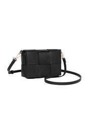 Product shot of the Josephine Day Night Crossbody Bag in colour Black (Black), detail