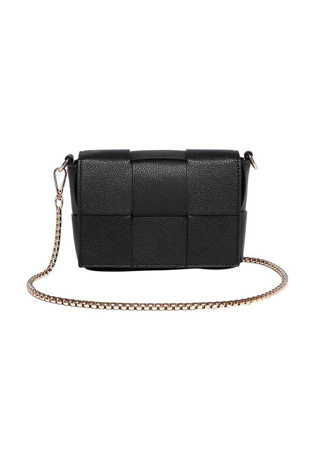 Product shot of the Josephine Day Night Crossbody Bag in colour Black (Black), detail