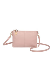 Product shot of the Baby Sophie Crossbody Bag in colour Dustypink (Pink), detail