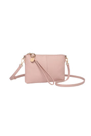 Product shot of the Baby Sophie Crossbody Bag in colour Dustypink (Pink), detail