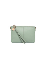 Product shot of the Baby Sophie Crossbody Bag in colour Sagegreen (Green), detail