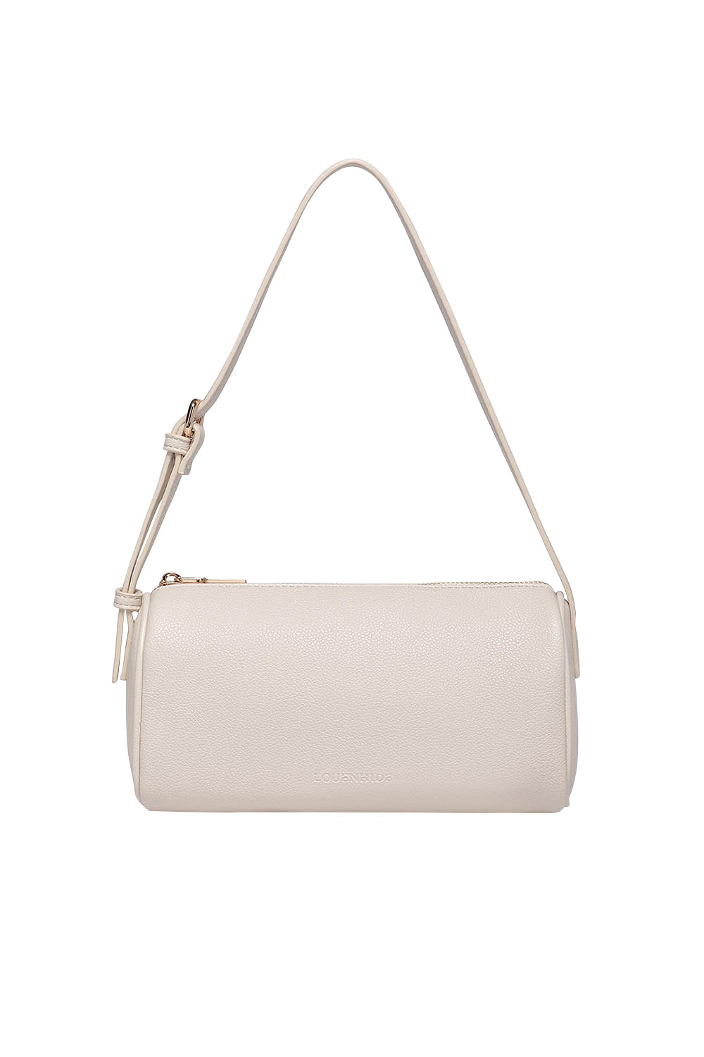 Product shot of the Serena Handbag in colour Vanilla (White), from the front