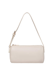 Product shot of the Serena Handbag in colour Vanilla (White), from the front