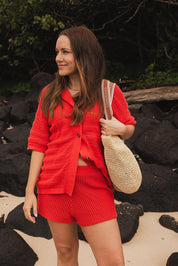 Product shot of the Bali Beach Bag - Naturalraffia in colour Naturalraffia, from the back