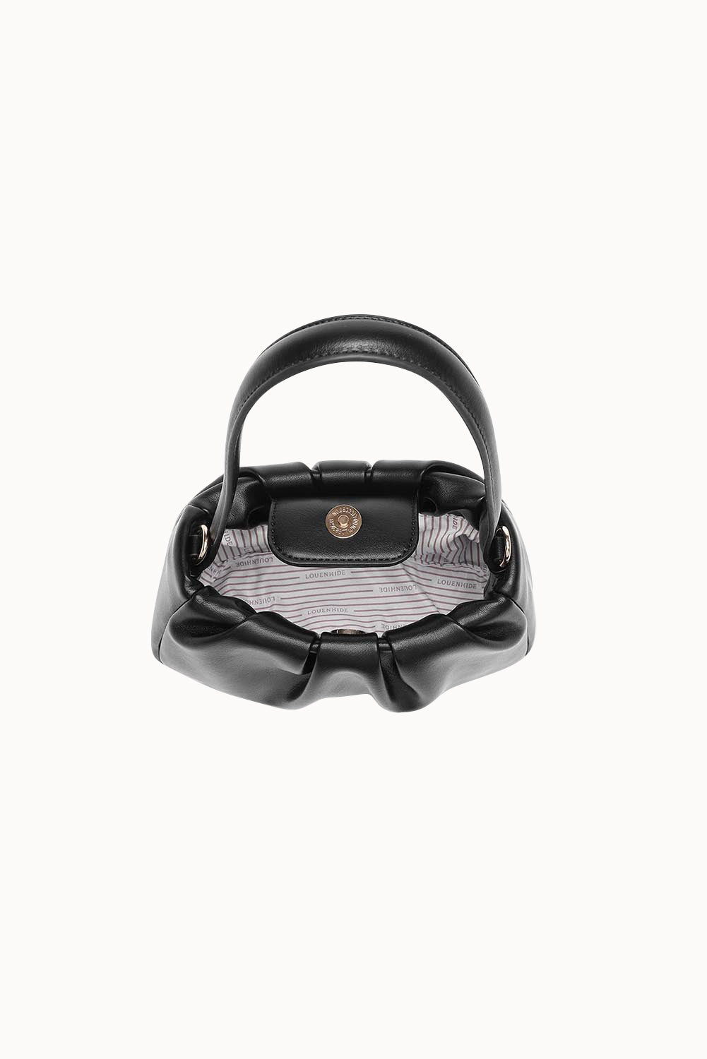Product shot of the Uma Day Night Crossbody Bag in colour Black (Black), detail