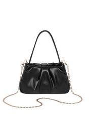 Product shot of the Uma Day Night Crossbody Bag in colour Black (Black), from the front