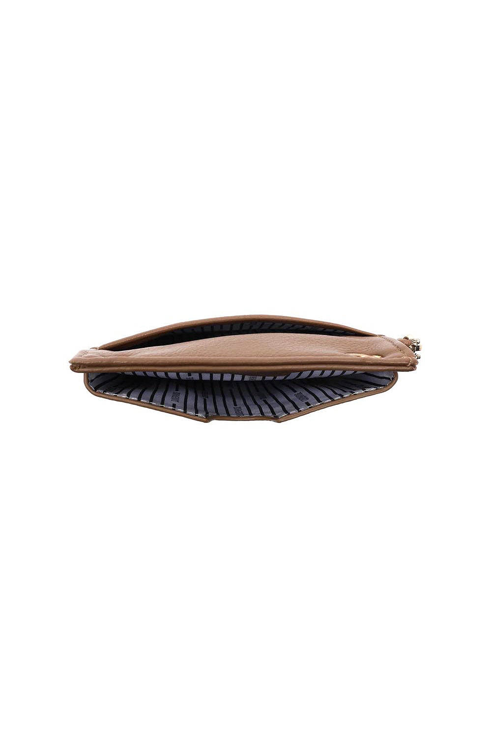 Product shot of the Suki Phone Bag in colour Caramel, detail