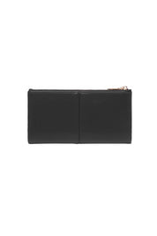 Product shot of the Sailor Wallet - Black in colour Black, from the back
