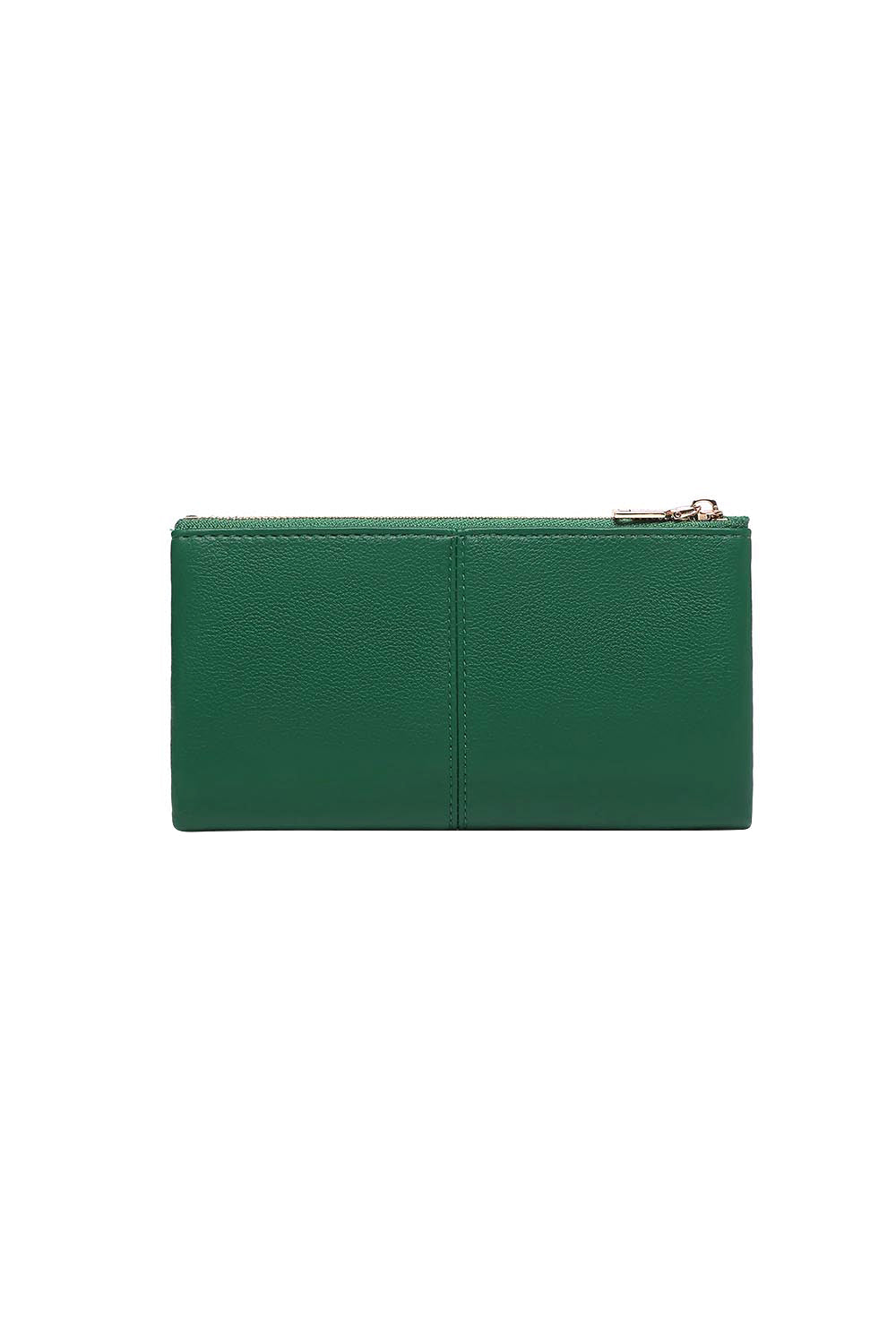 Product shot of the Sailor Wallet - Green in colour Green, from the back