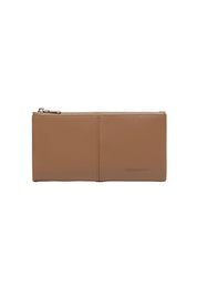 Product shot of the Sailor Wallet - Toffee in colour Toffee, from the front