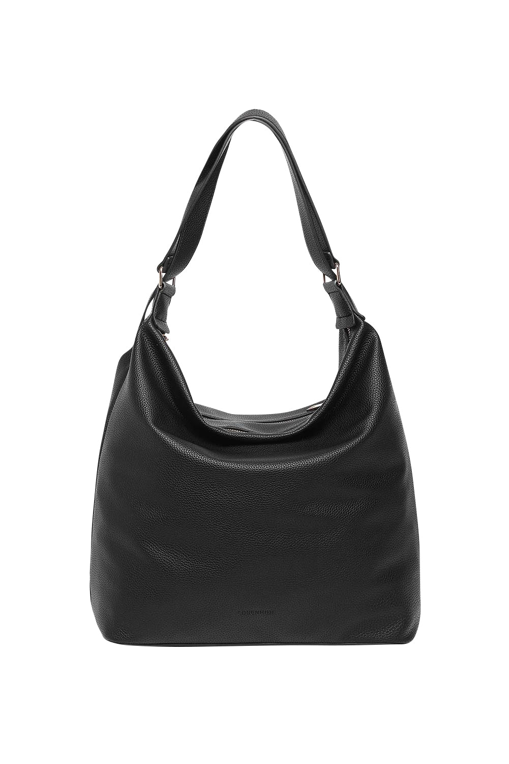 Product shot of the Miley Convertible Backpack - Black in colour Black, from the front