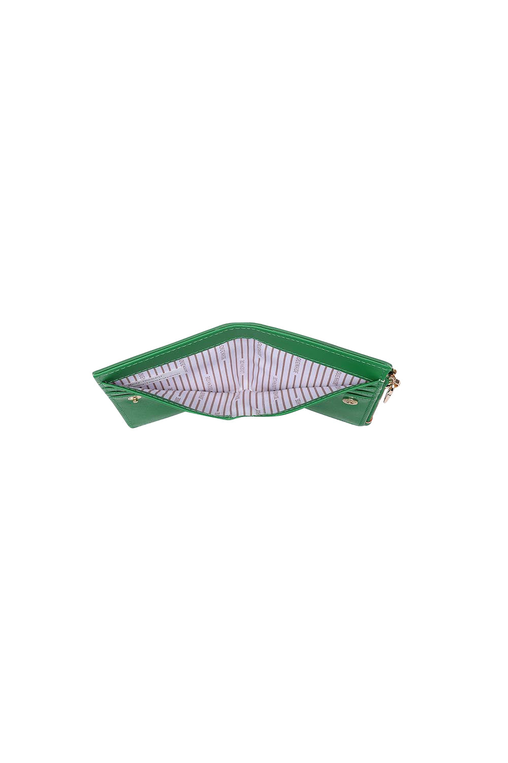 Product shot of the Lily Wallet - Applegreen in colour Applegreen, from the back