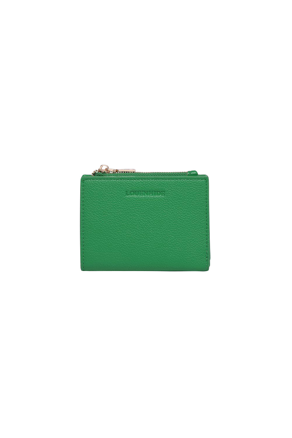 Product shot of the Lily Wallet - Applegreen in colour Applegreen, from the front