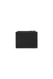 Product shot of the Lily Wallet - Black in colour Black, from the back