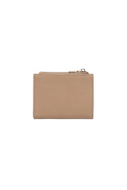 Product shot of the Lily Wallet - Camel in colour Camel, from the back