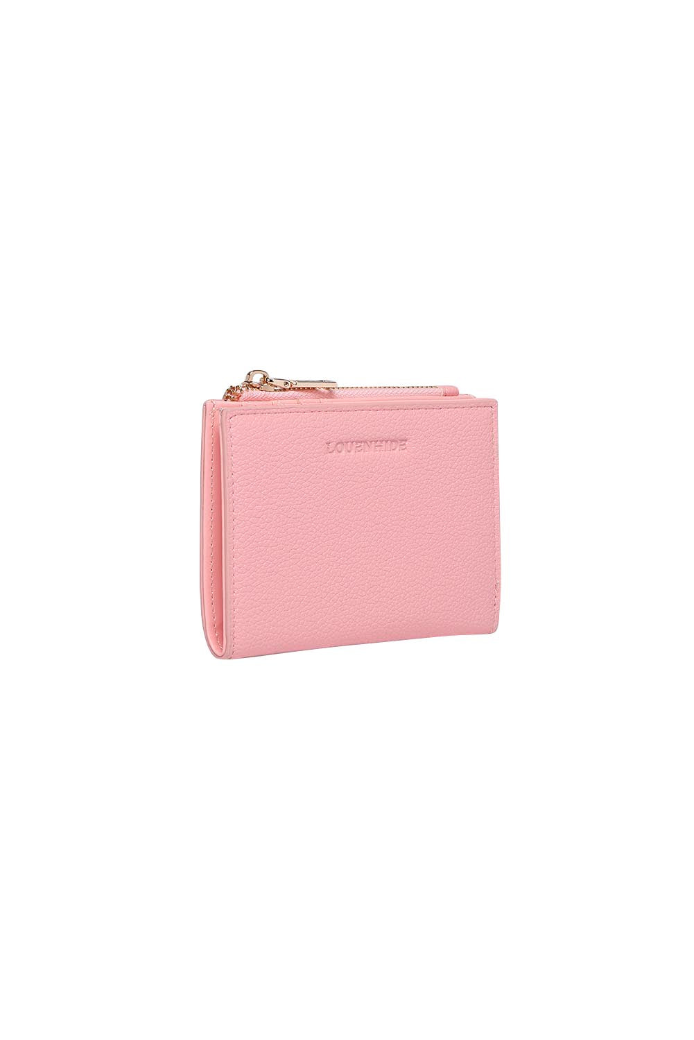 Product shot of the Lily Wallet - Pink in colour Pink, from the back
