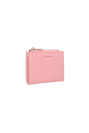 Product shot of the Lily Wallet - Pink in colour Pink, from the back