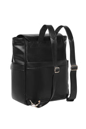 Product shot of the Drew Backpack in colour Black (Black), detail
