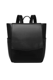 Product shot of the Drew Backpack in colour Black (Black), from the front
