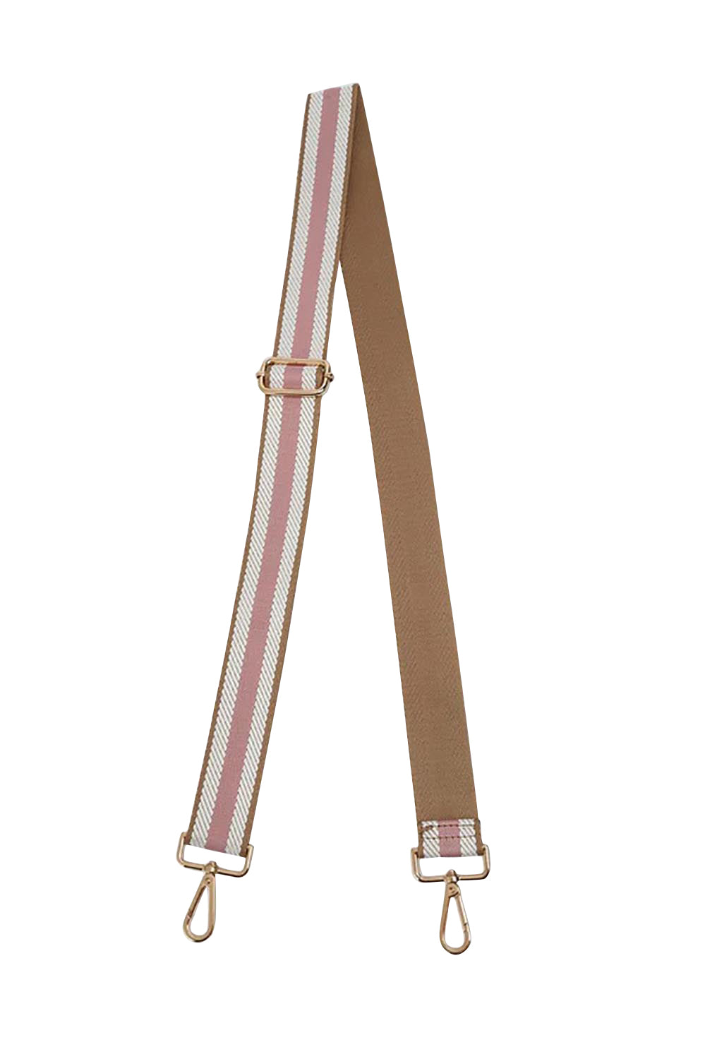 Product shot of the Kasey Crossbody Bag in colour CamelPink, detail