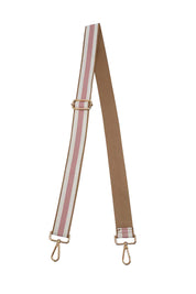 Product shot of the Kasey Crossbody Bag in colour CamelPink, detail