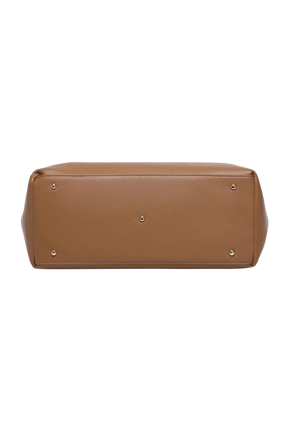 Product shot of the Ohio Overnight Bag - Nutmeg in colour Nutmeg, showing detail