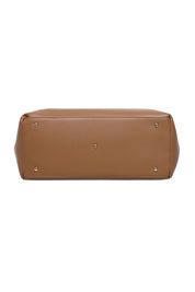 Product shot of the Ohio Overnight Bag - Nutmeg in colour Nutmeg, showing detail
