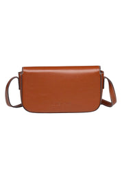 Product shot of the Madison Mini Crossbody Bag in colour Tan, from the back