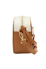 Product shot of the Xanthe Crossbody Bag in colour Toffee, detail