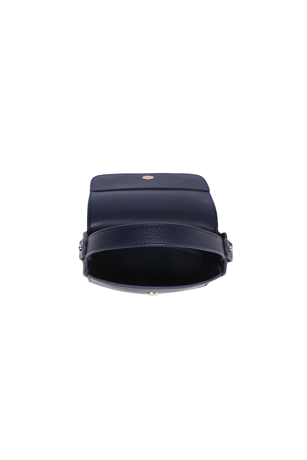 Product shot of the Bessie Crossbody Phone Bag - Navy in colour Navy, showing detail