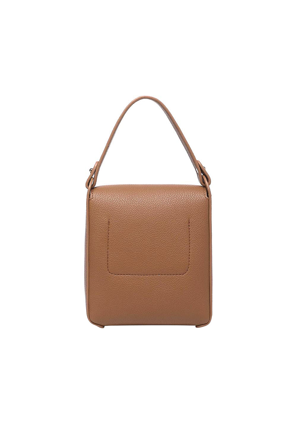 Product shot of the Bessie Crossbody Phone Bag - Toffee in colour Toffee, from the back