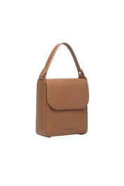 Product shot of the Bessie Crossbody Phone Bag - Toffee in colour Toffee, showing detail