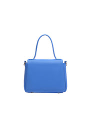 Product shot of the Connie Top Handle Bag - Persianblue in colour Persianblue, from the back